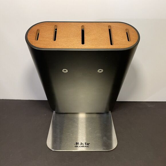 Global Knife Block UKON 5-Slot - Block Only - Japan Design Mino Tsuchida EUC - Picture 2 of 5